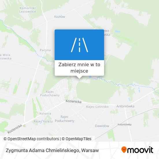 Mapa Zygmunta Adama Chmielińskiego