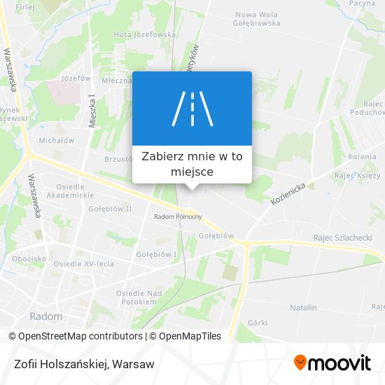 Mapa Zofii Holszańskiej