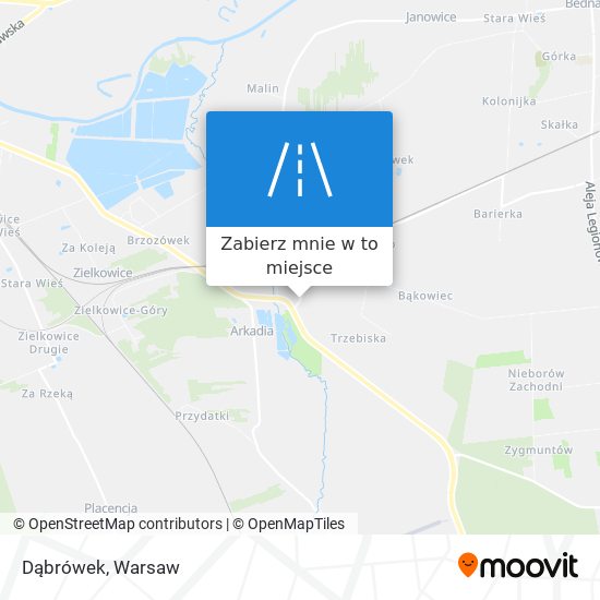 Mapa Dąbrówek