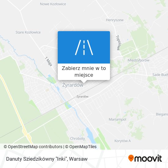 Mapa Danuty Sziedzikówny "Inki"