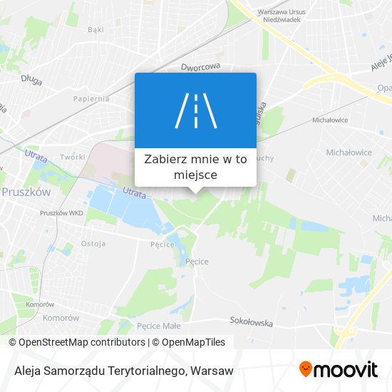 Mapa Aleja Samorządu Terytorialnego