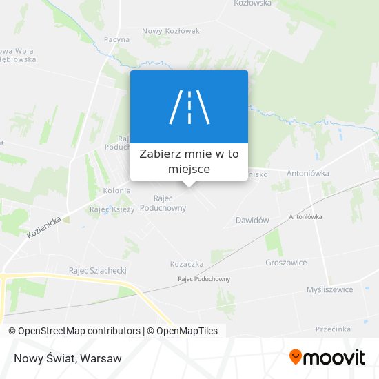 Mapa Nowy Świat