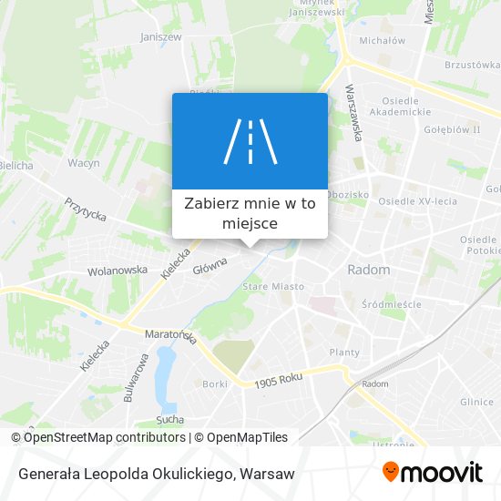 Mapa Generała Leopolda Okulickiego