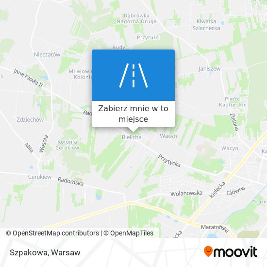 Mapa Szpakowa