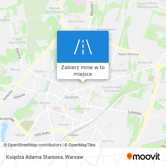 Mapa Księdza Adama Staniosa