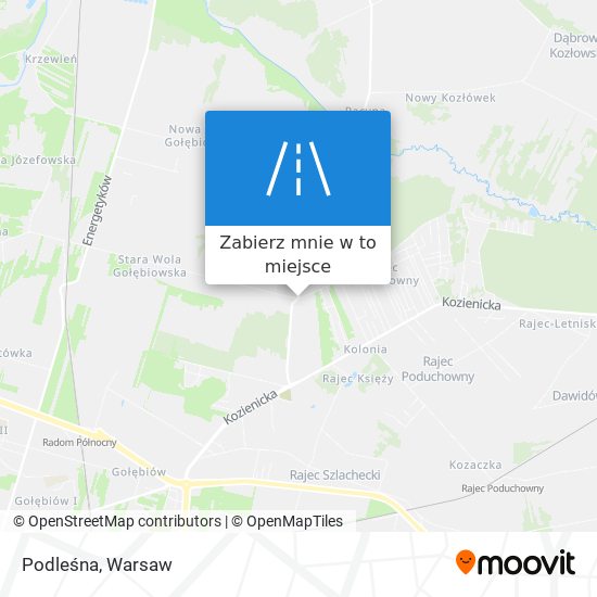 Mapa Podleśna