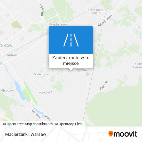 Mapa Macierzanki