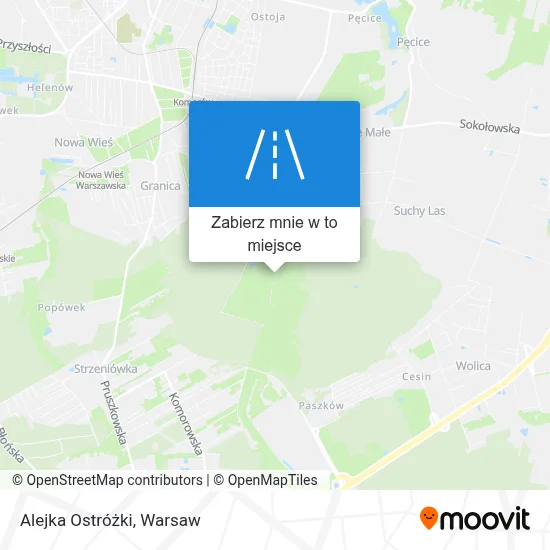 Mapa Alejka Ostróżki