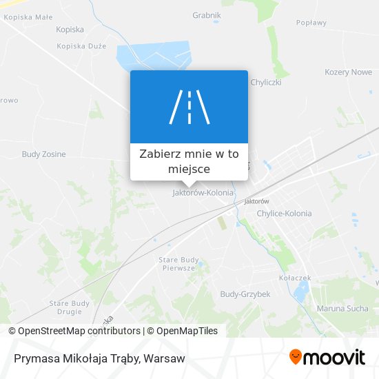 Mapa Prymasa Mikołaja Trąby