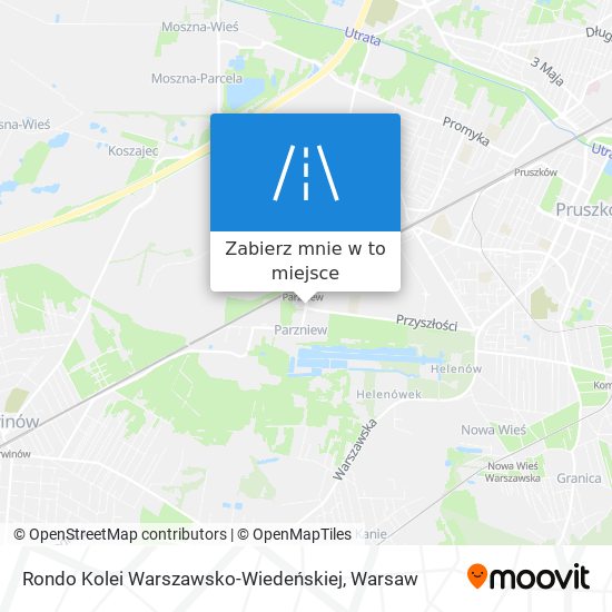 Mapa Rondo Kolei Warszawsko-Wiedeńskiej