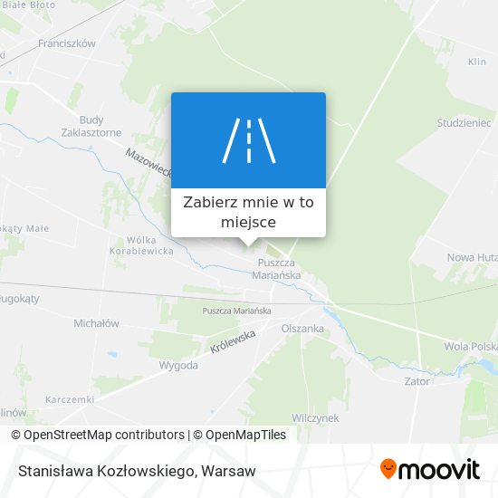 Mapa Stanisława Kozłowskiego