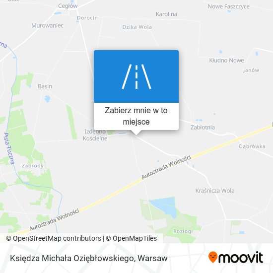 Mapa Księdza Michała Oziębłowskiego