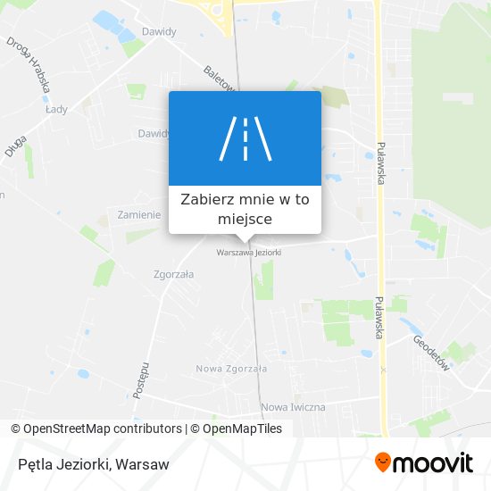 Mapa Pętla Jeziorki