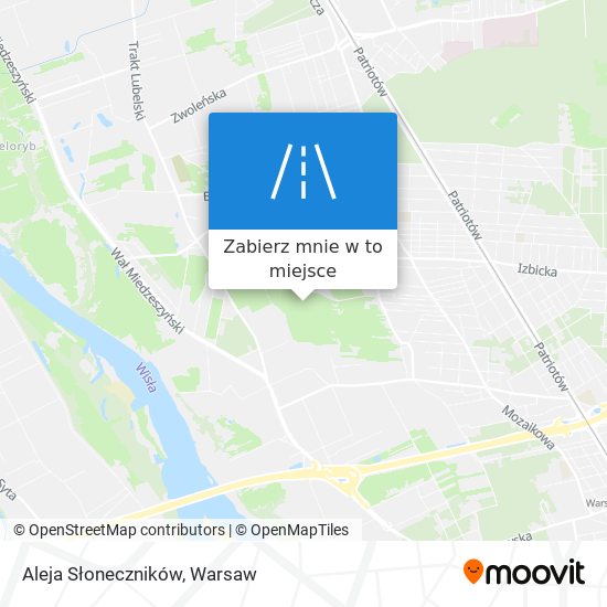 Mapa Aleja Słoneczników