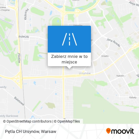 Mapa Pętla CH Ursynów