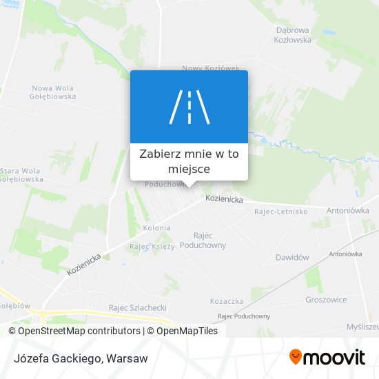 Mapa Józefa Gackiego