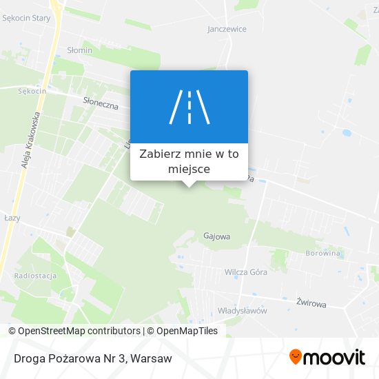 Mapa Droga Pożarowa Nr 3