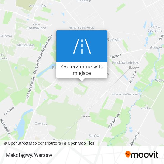 Mapa Makołągwy