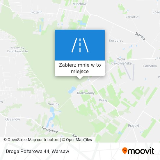 Mapa Droga Pożarowa 44