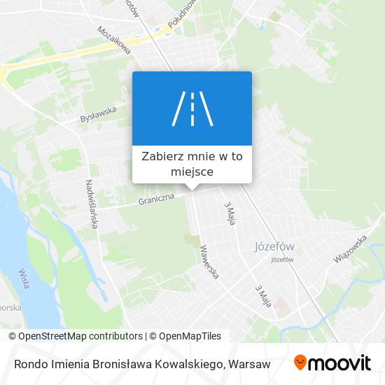 Mapa Rondo Imienia Bronisława Kowalskiego