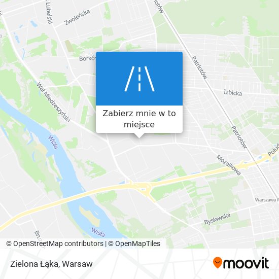 Mapa Zielona Łąka