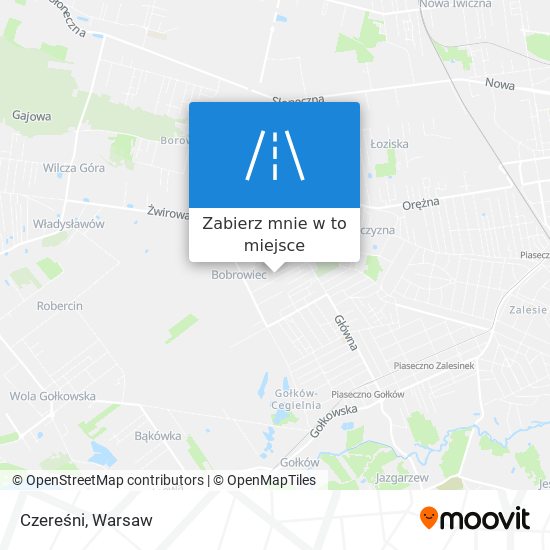 Mapa Czereśni