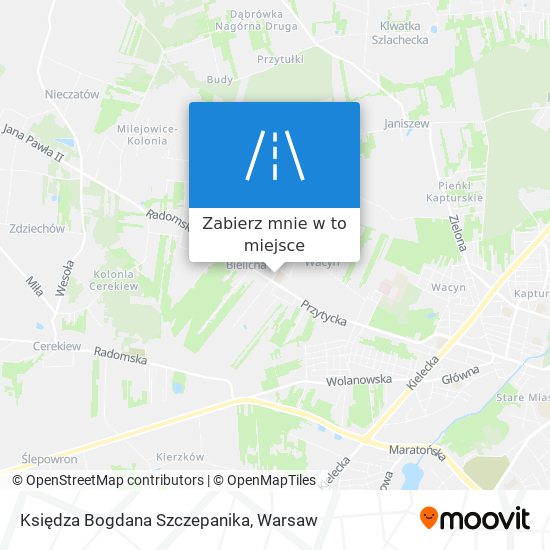 Mapa Księdza Bogdana Szczepanika