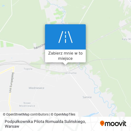 Mapa Podpułkownika Pilota Romualda Sulińskiego