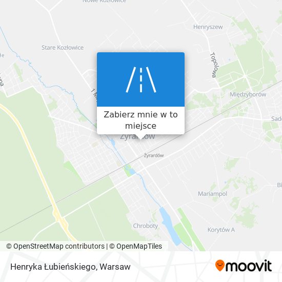 Mapa Henryka Łubieńskiego