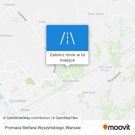 Mapa Prymasa Stefana Wyszyńskiego