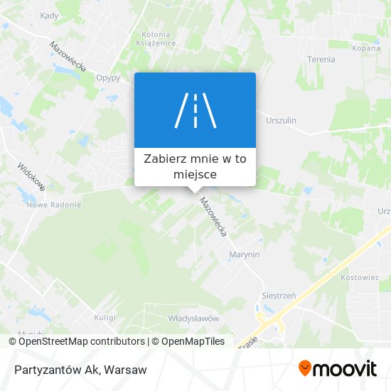 Mapa Partyzantów Ak