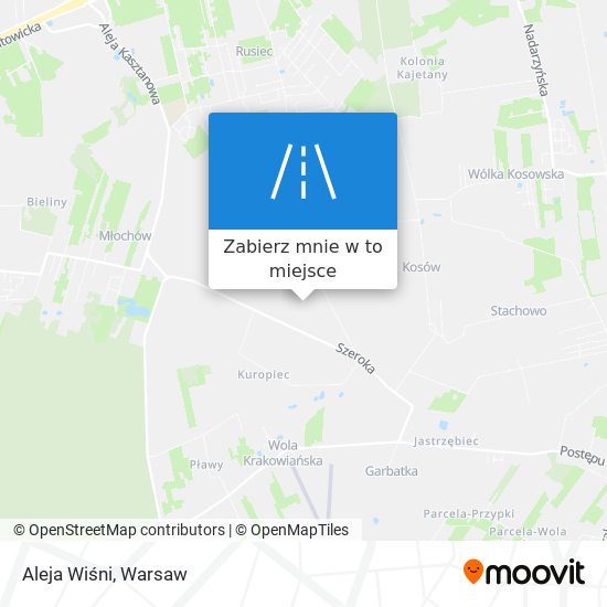 Mapa Aleja Wiśni