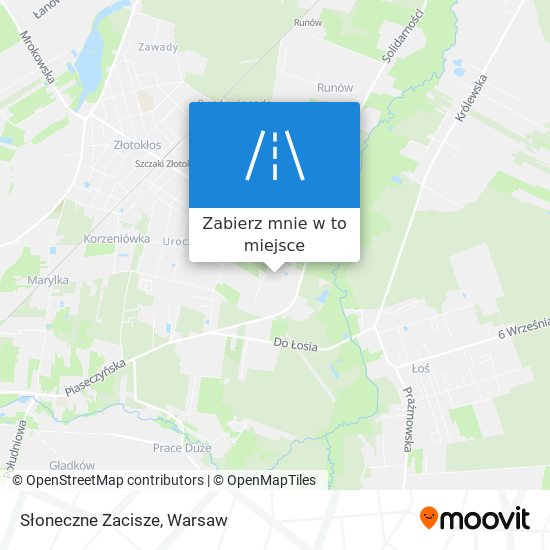 Mapa Słoneczne Zacisze