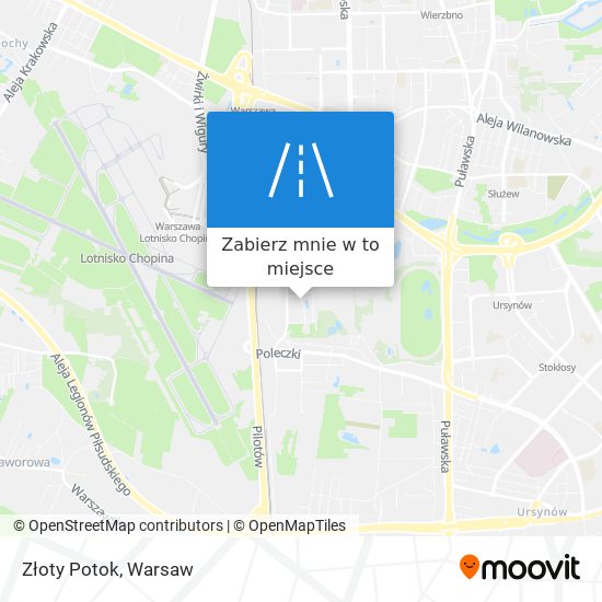 Mapa Złoty Potok