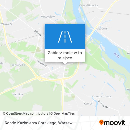 Mapa Rondo Kazimierza Górskiego