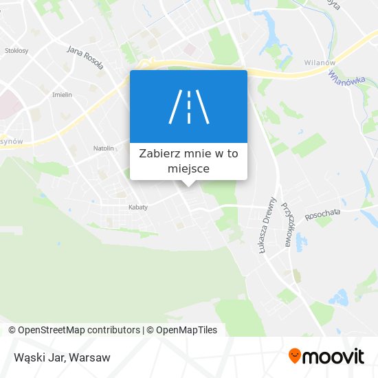 Mapa Wąski Jar