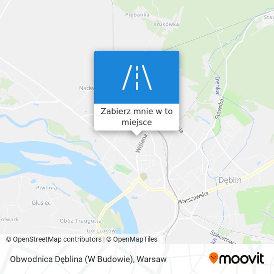 Mapa Obwodnica Dęblina (W Budowie)