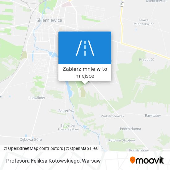 Mapa Profesora Feliksa Kotowskiego