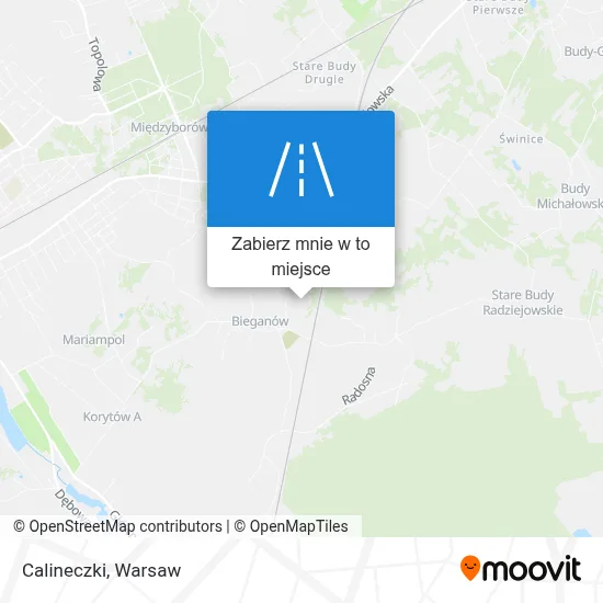 Mapa Calineczki