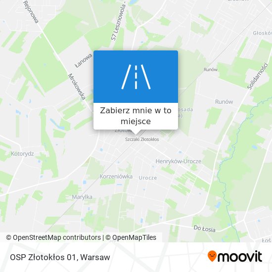 Mapa OSP Złotokłos 01