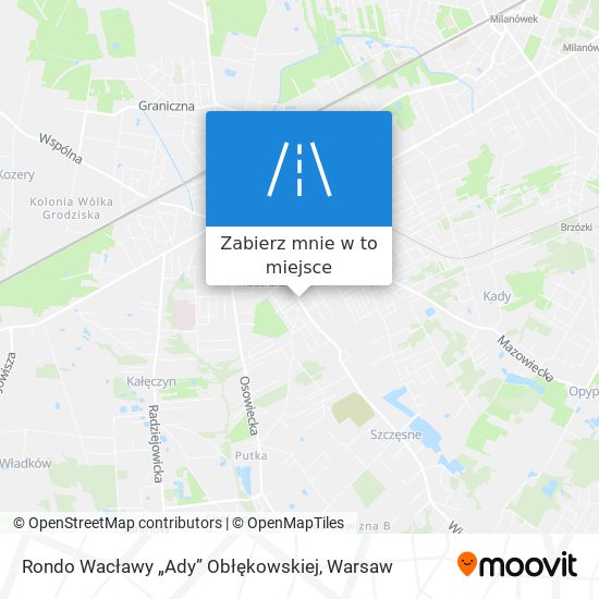 Mapa Rondo Wacławy „Ady” Obłękowskiej