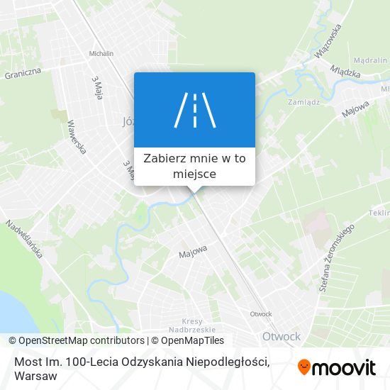 Mapa Most Im. 100-Lecia Odzyskania Niepodległości