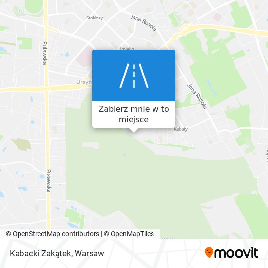 Mapa Kabacki Zakątek