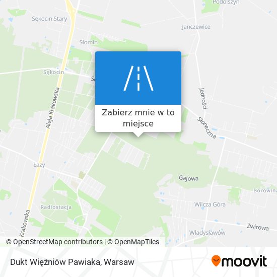 Mapa Dukt Więźniów Pawiaka