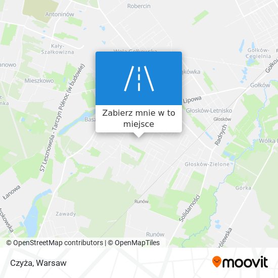 Mapa Czyża