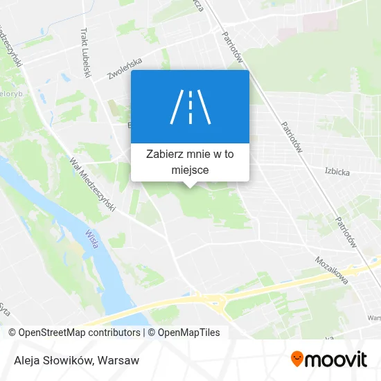 Mapa Aleja Słowików