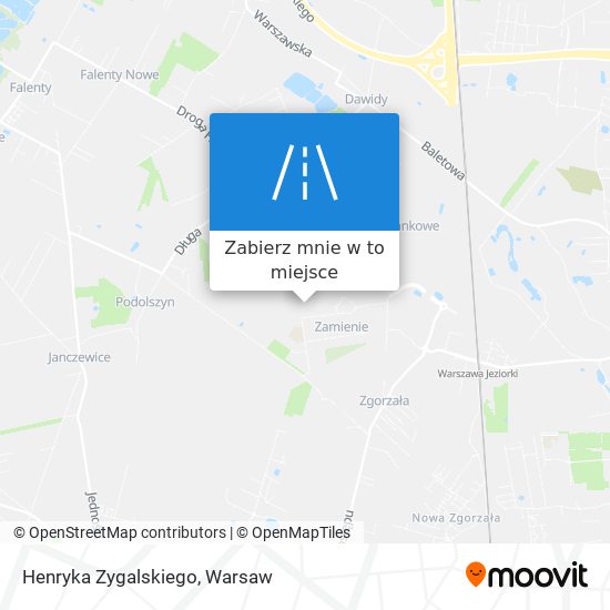 Mapa Henryka Zygalskiego