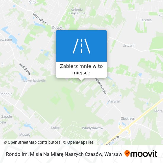 Mapa Rondo Im. Misia Na Miarę Naszych Czasów