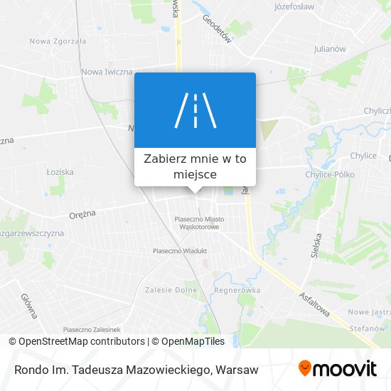 Mapa Rondo Im. Tadeusza Mazowieckiego