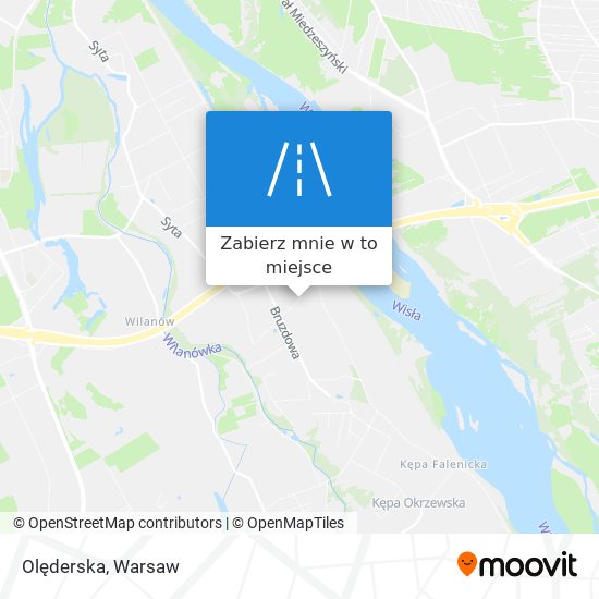 Mapa Olęderska